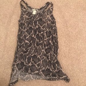 H&M snakeskin tank top